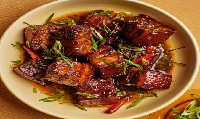 Braised Pork Belly Don