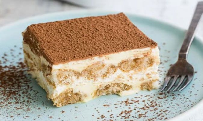Tiramisu With Vanilla Icecream