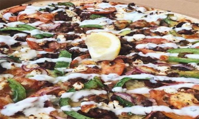 The Greek (Yiros Pizza)