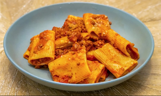 Rigatoni Bolognese