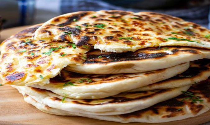 Cheese and Onion Naan