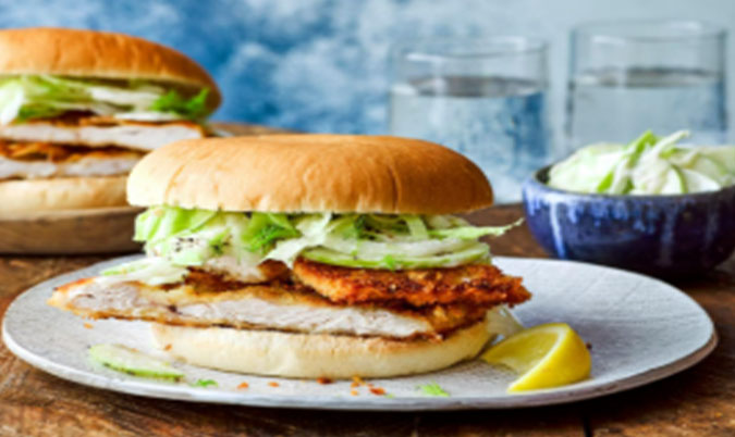Chicken Schnitzel Burger