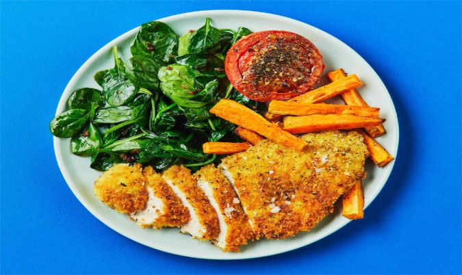 Chicken Schnitzel & Chips