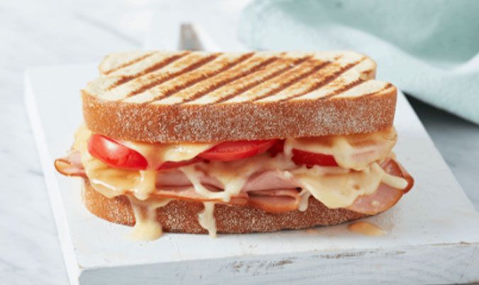 Ham & Cheese Tomato Sandwich