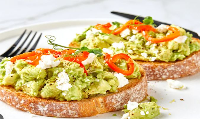 Smashed avocado