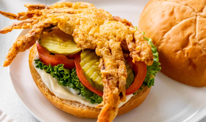 So Shell Crab Burger