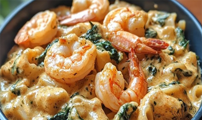 Mexican Prawns Pasta