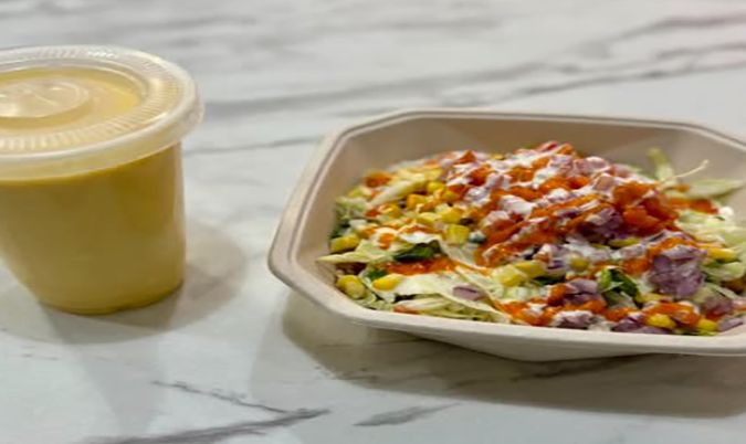 Burrito Bowl + Mango Lassi