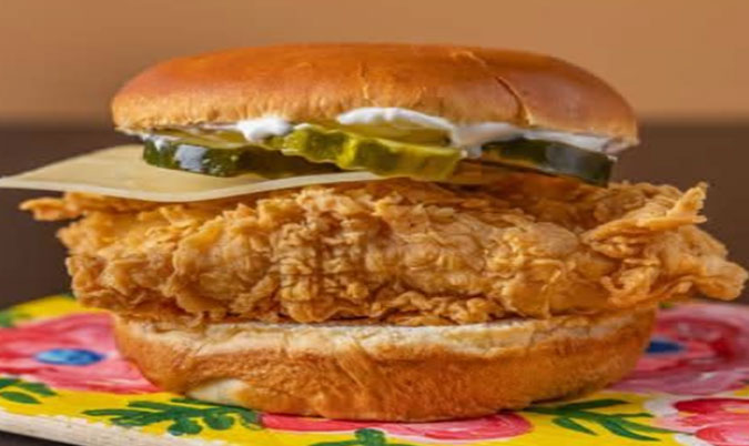 The Pickle Pecker Burger