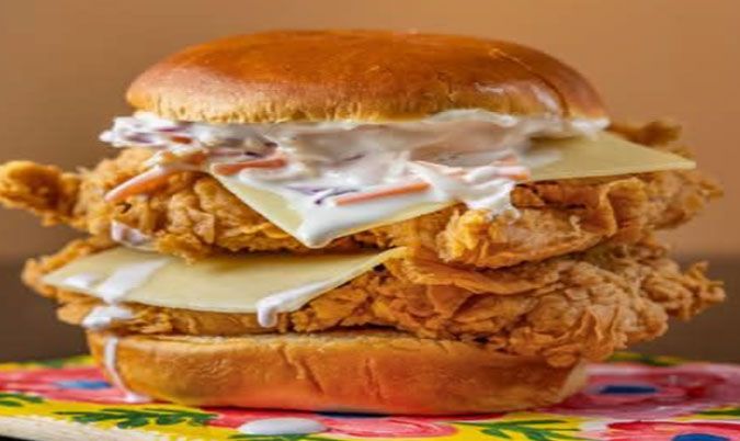 The Cluckzilla Burger