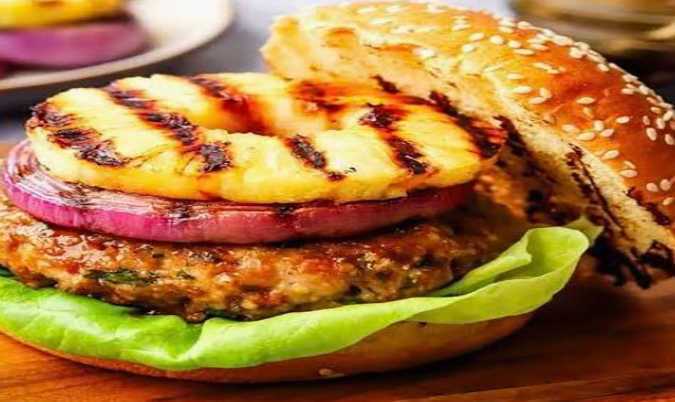 Haiwaiin beef burger