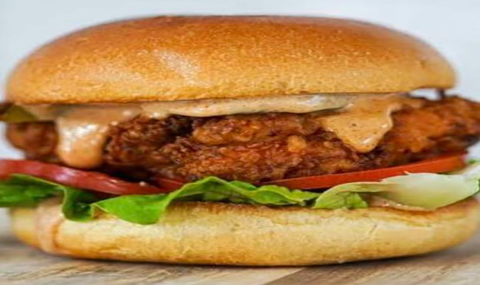 Katsu chicken burger