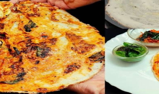 Double Egg Karam Dosa