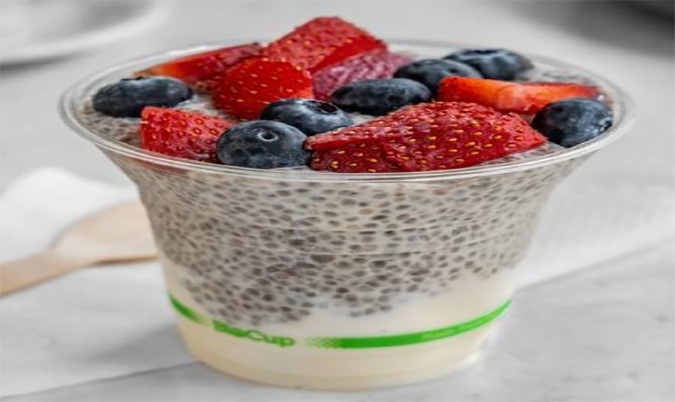 Berry and Coconut Chia Pudding