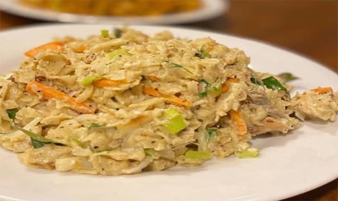 Chicken & Cheese Koththu