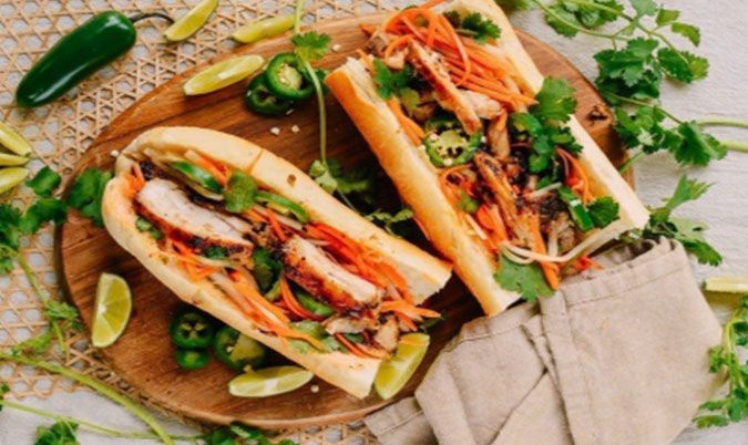 Lemongrass Chicken Banh Mi