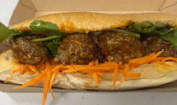 Meatball Banh Mi