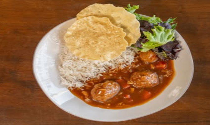 Beef Kofta Meatballs with Rice