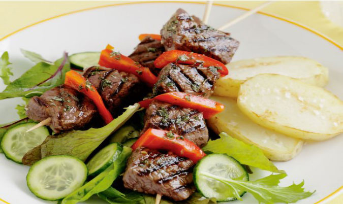 Royal Skewer Lamb Kebab (GF)