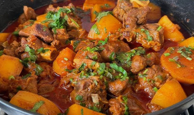 Lamb Garlic Potatoes (GF)