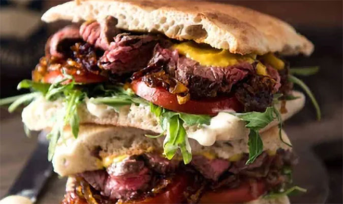 Lot Steak Sandwich