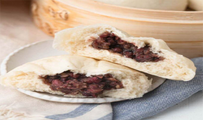 2pcs Red Bean Bun