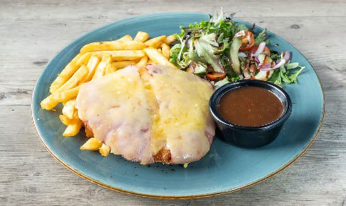 Traditional Ham Parmigiana