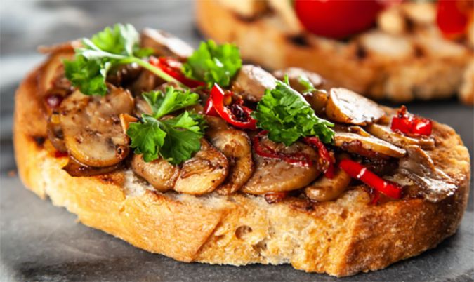 Mushroom Bruschetta