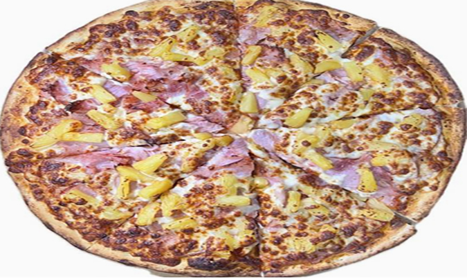 Ham and Cheese Pizza