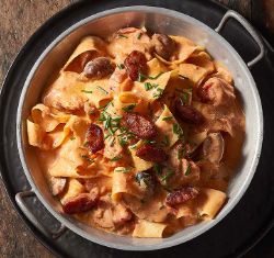 Chorizo Pappardelle