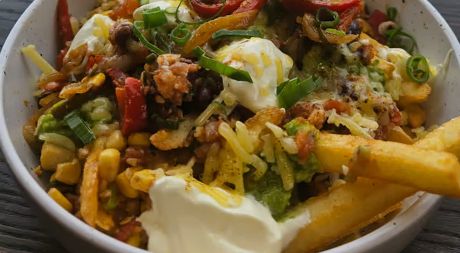 Burrito loaded chips