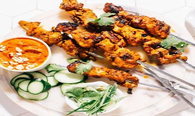 Satay Chicken Skewers (GF)