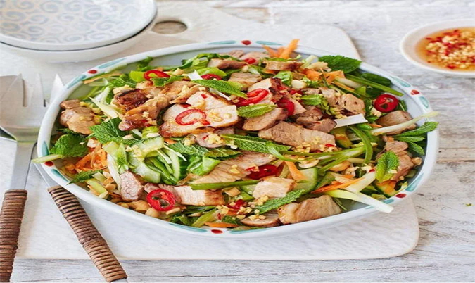 Twice Cooked Marinated Pork