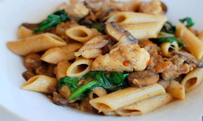 Pollo Fungi Pasta