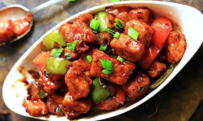 Pan Fried Chilli Paneer