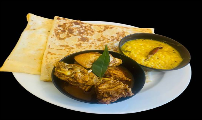 Egg Roti Meal