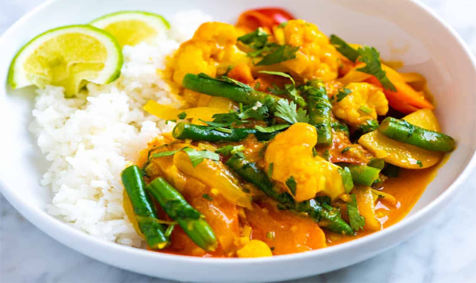 Rice and curry budget pack