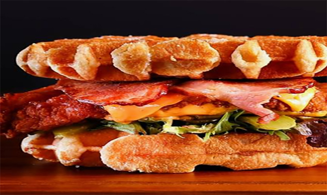 Big Boys Waffle Burger