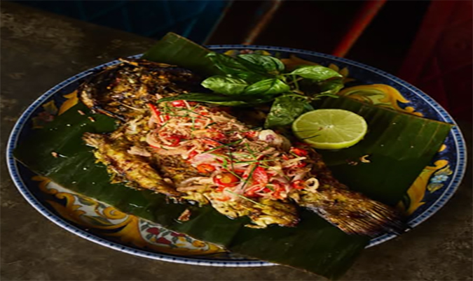 Whole Barra - Grilled with Sambal Matah