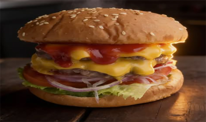 Double double beef burger