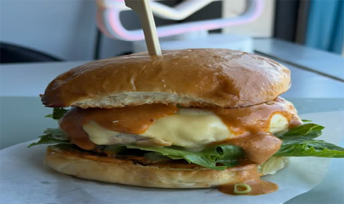 Butter Chicken Burger