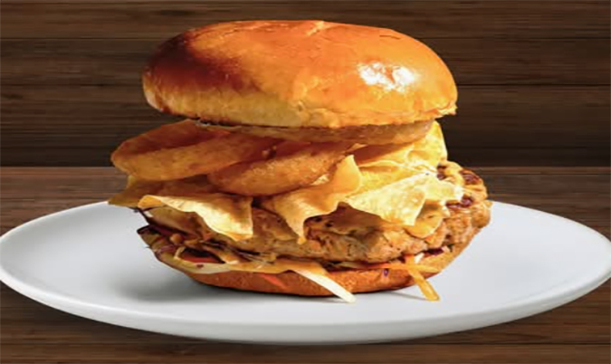 Chicken Korma Burger