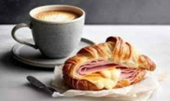 Ham Cheese Croissant & Coffee Deal