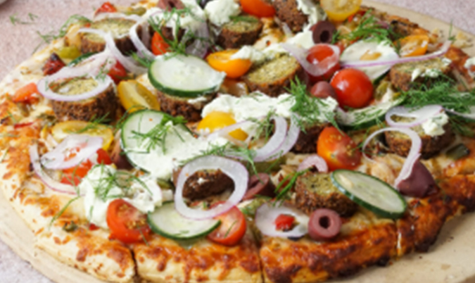 Falafel Pizza (V)small
