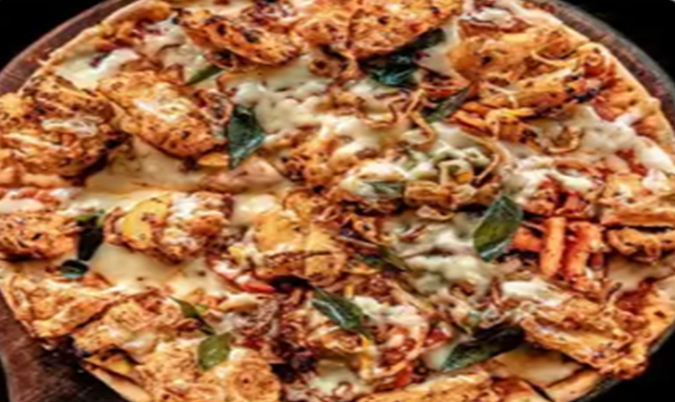Tandoori Soya Chaap Pizza (V)