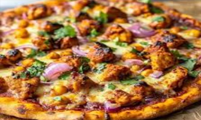 Tandoori Chicken Tikka Pizza