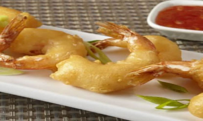 Fried King Prawn With Sweet And Sour Sauce