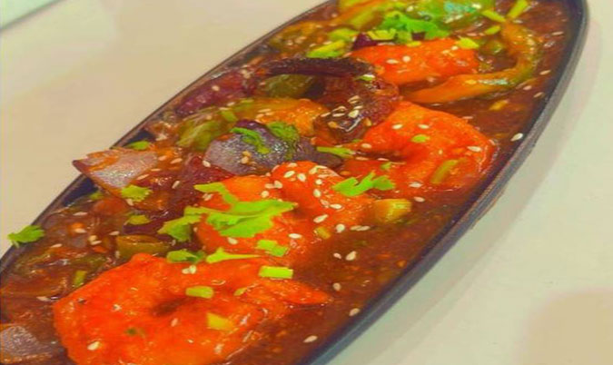 Garlic Chilli Prawns