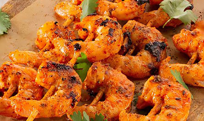 Tandoori Garlic Prawns
