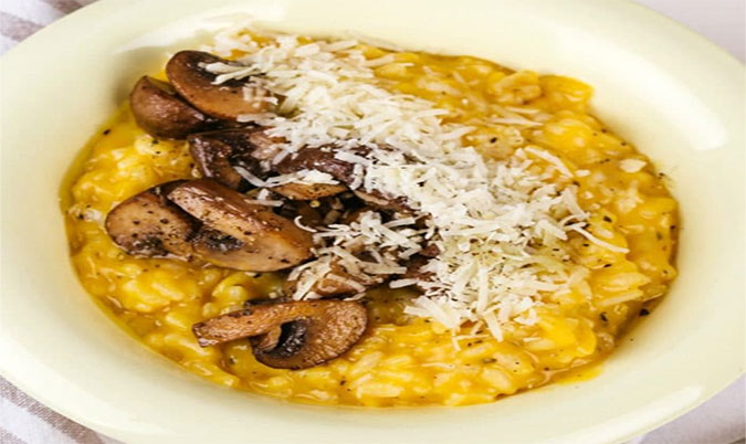 Pumpkin Risotto (veg)  (GF)